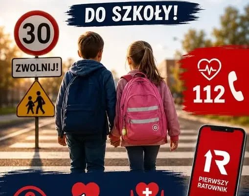 Bezpieczny powrót do szkoły – apel OSP Lipsk i program Pierwszy Ratownik