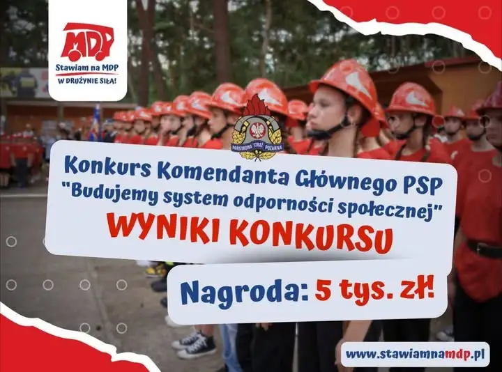 Drużyna OSP Bargłów Kościelny laureatem powiatowym konkursu Komendanta Głównego PSP