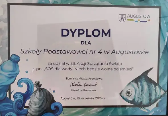 Uczniowie z Augustowa posprzątali świat w 33. edycji akcji „Sprzątanie Świata”