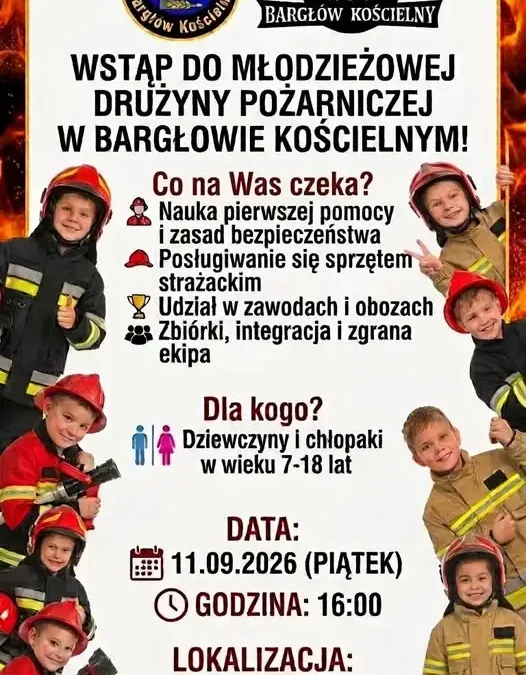 Otwarta zbiórka MDP w Bargłowie Kościelnym – dołącz do drużyny!