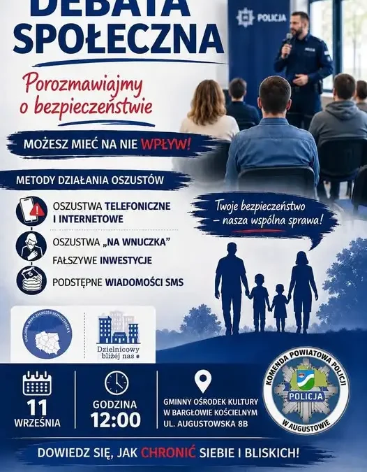 Debata o bezpieczeństwie w Bargłowie Kościelnym – mieszkańcy mają wpływ