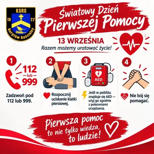 Światowy Dzień Pierwszej Pomocy – Twoja reakcja może uratować życie