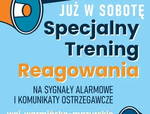 Specjalny Trening Reagowania już w sobotę 26 września w dwóch województwach