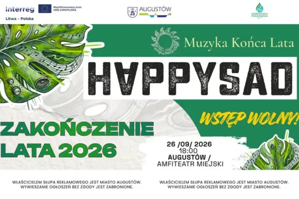 Zakończenie lata w Augustowie – koncert zespołu na amfiteatrze miejskim