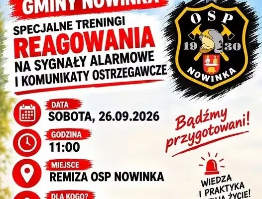 Krajowy Dzień Treningowy Akademii OLiOC w Nowince – naucz się reagować w sytuacji zagrożenia