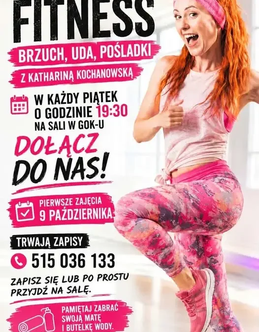 Nowe zajęcia fitness w Bargłowie – ruszają już 9 października