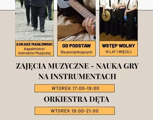 GOK Raczkach odwołuje zajęcia muzyczne – nadrabianie zaległości już w tym tygodniu