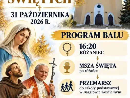 Bal Wszystkich Świętych w Bargłowie Kościelnym – zaproszenie dla rodzin