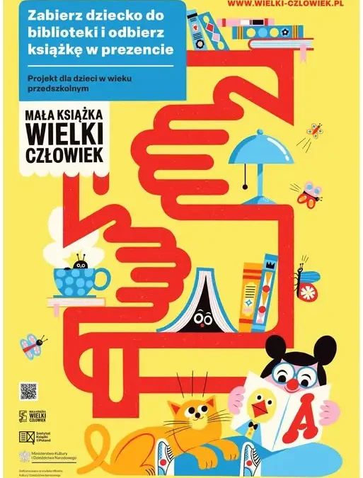 „Mała książka – wielki człowiek”: bezpłatne wyprawki czytelnicze dla przedszkolaków